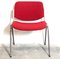 Chaise de Bureau DSC106 Rouge par Giancarlo Piretti pour Anonima Castelli, Italie, 1960s 2