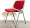 Chaise de Bureau DSC106 Rouge par Giancarlo Piretti pour Anonima Castelli, Italie, 1960s 3