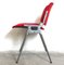 Chaise de Bureau DSC106 Rouge par Giancarlo Piretti pour Anonima Castelli, Italie, 1960s, Set de 2 9