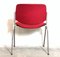 Chaise de Bureau DSC106 Rouge par Giancarlo Piretti pour Anonima Castelli, Italie, 1960s, Set de 2 10