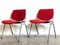 DSC106 Red Desk Chair by Giancarlo Piretti for Anonima Castelli, Italy, 1960s, Set of 2, Image 3