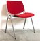 Chaise de Bureau DSC106 Rouge par Giancarlo Piretti pour Anonima Castelli, Italie, 1960s, Set de 2 5