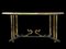 Milanese Egyptian Revival Bronze and Blackened Bronze Coffee Table with Pakistani Onyx Top, 1950s 1