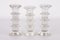 Candelabros vintage de vidrio de Timo Sarpaneva para Iittala, años 60. Juego de 3, Imagen 1