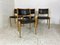 Vintage Mid-Century Scandinavian Oak and Leather Dining Chairs by Niels Otto Møller for J.l. Møllers, Set of 4, Image 10