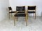 Vintage Mid-Century Scandinavian Oak and Leather Dining Chairs by Niels Otto Møller for J.l. Møllers, Set of 4, Image 4