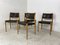 Vintage Mid-Century Scandinavian Oak and Leather Dining Chairs by Niels Otto Møller for J.l. Møllers, Set of 4, Image 7