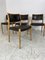 Vintage Mid-Century Scandinavian Oak and Leather Dining Chairs by Niels Otto Møller for J.l. Møllers, Set of 4, Image 9