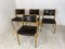 Vintage Mid-Century Scandinavian Oak and Leather Dining Chairs by Niels Otto Møller for J.l. Møllers, Set of 4, Image 1