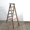 Industrial Wooden Foldable Ladder, 1930s, Image 1