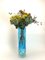 Vintage Light Blue Hand-Made Tubular Glass Vase by Vladislav Urban, 1970s 2