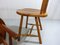 Swedish Ash Wooden Dining Chairs, 1960s, Set of 4, Image 9