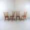 Swedish Ash Wooden Dining Chairs, 1960s, Set of 4, Image 12