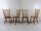 Sedie da pranzo in legno di frassino, Svezia, anni '60, set di 4, Immagine 2