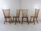 Swedish Ash Wooden Dining Chairs, 1960s, Set of 4, Image 2