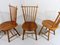 Swedish Ash Wooden Dining Chairs, 1960s, Set of 4, Image 7