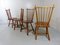 Swedish Ash Wooden Dining Chairs, 1960s, Set of 4 3