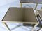 Gilded Nesting Tables from Belgo Chrom, Dewulf Selection, 1970s, Set of 3 10