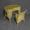Basket Weave Schreibtisch und Stuhl von Aster, 2er Set 11