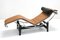 Cognac Leather Lc4 Chair by Charlotte Perriand & Le Corbusier for Cassina, Image 3