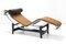 Cognac Leather Lc4 Chair by Charlotte Perriand & Le Corbusier for Cassina 9