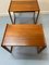 Mid-Century Teak Nesting Tables, Set of 3 4