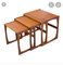 Mid-Century Teak Nesting Tables, Set of 3, Image 9