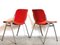 DSC106 Orange Desk Chair by Giancarlo Piretti for Anonima Castelli, Italy, 1960, Set of 2 5