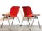 DSC106 Orange Desk Chair by Giancarlo Piretti for Anonima Castelli, Italy, 1960, Set of 2, Image 5