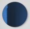 Blauer getönter runder Orbis ™ Spiegel ohne Rahmen - Mittelgroß von Alguacil & Perkoff LTD 1