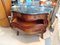 Baroque Rococo Style Louis XV Rosewood Commode with Bronze Friezes and Green Marble Floor Alps 5
