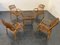 Fauteuils et Table Basse en Bambou, 1960s, Set de 5 3