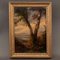 Consalvo Carelli, Posillipo School Landscape Painting, 1847, Oil on Canvas, Framed 1