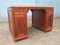 Art Deco Dutch Colonial Carved Desk & Swivel Chair, 1930s, Set of 2, Image 9