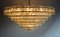 XXL Mid-Century Modern Murano Hand Blown Glass Flush Mount Lamp by Doria for Doria Leuchten 3