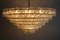 XXL Mid-Century Modern Murano Hand Blown Glass Flush Mount Lamp by Doria for Doria Leuchten 11