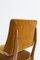 Velvet Armchair with Wooden Armrests, Image 4