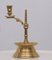 Antique Dutch Brass Collar Candle Holder, Image 8