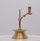 Antique Dutch Brass Collar Candle Holder, Image 7