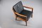 Leather Senator Chairs by Ole Wanscher for France & Søn, 1950s, Image 5