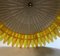 Mid-Century Yellow Murano Glass Ceiling Light, 1980 3