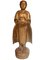 Thailändische Buddha-Statue aus geschnitztem Holz 8