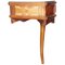 Early 20th Century Art Nouveau Nightstands in Hand-Carved Walnut by Meroni & Fossati, Eugenio Quarti, Set of 2, Image 7