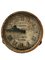 Reloj de pared industrial vintage grande de hierro fundido de Gents of Leicester, Imagen 1