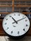 Large Vintage Industrial Illuminated Chloride Railway Station Platform Wall Clock from Gent of Leicester 4