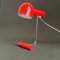 Lampe de Bureau Mid-Century Moderne Rouge, 1960s 24