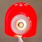 Lámpara de mesa Mid-Century moderna en rojo, años 60, Imagen 15