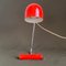 Lámpara de mesa Mid-Century moderna en rojo, años 60, Imagen 17