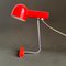 Lampe de Bureau Mid-Century Moderne Rouge, 1960s 1