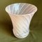Italian Swirled Pink Murano Glass Vase Table Lamp, 1970s 1